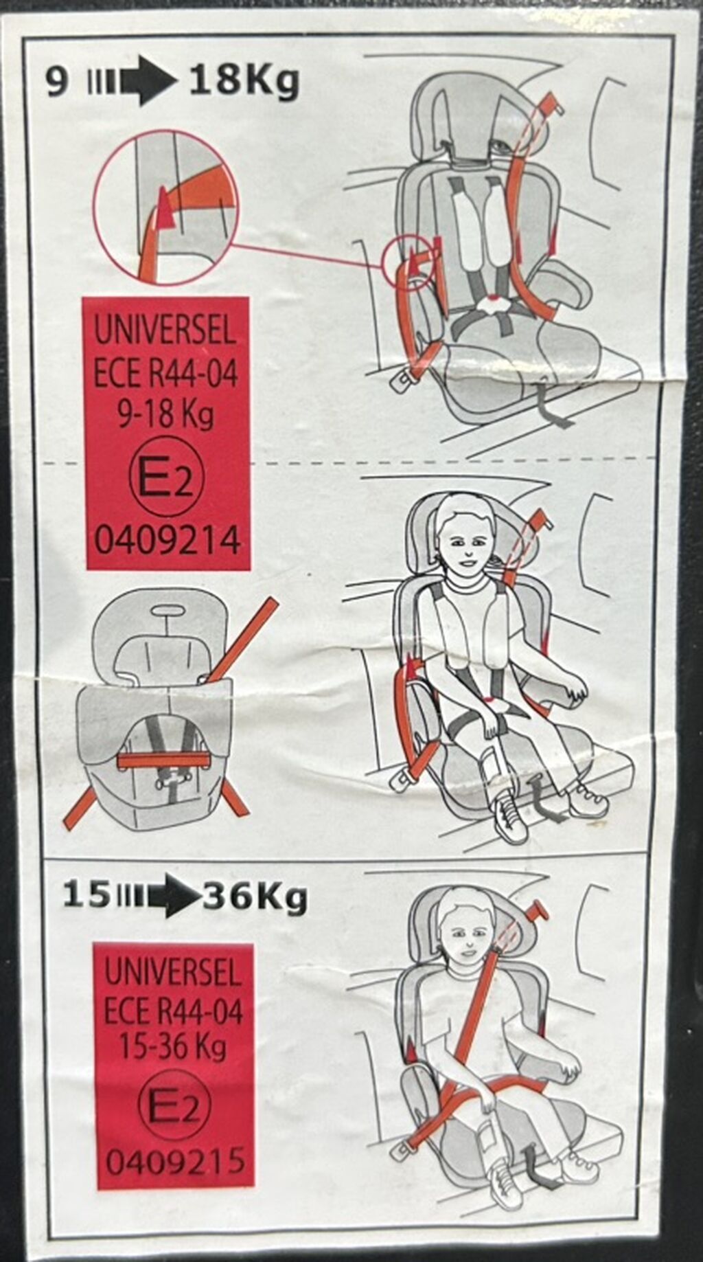 Uşaq avtomobil oturacağı – 2 mərhələli, tənzimlənən - Çəki qrupları — Avtokresloları, Bakı (3)