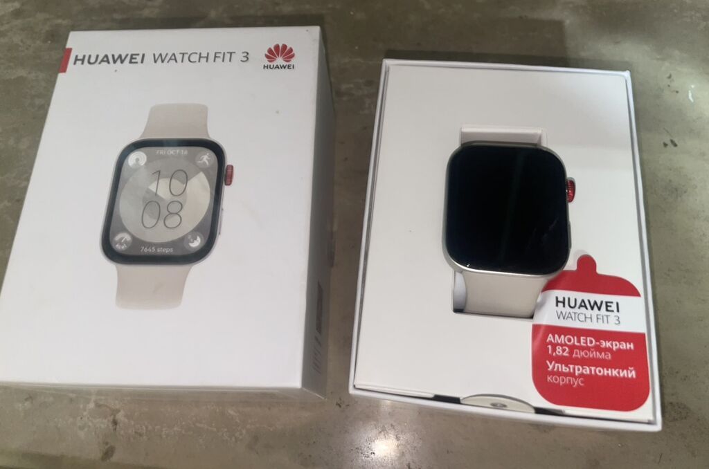 Məhsul: Huawei Watch Fit 3 ağıllı saat Ideal vəziyyətdədir,tam — Aksesuarlar, Bakı (4)