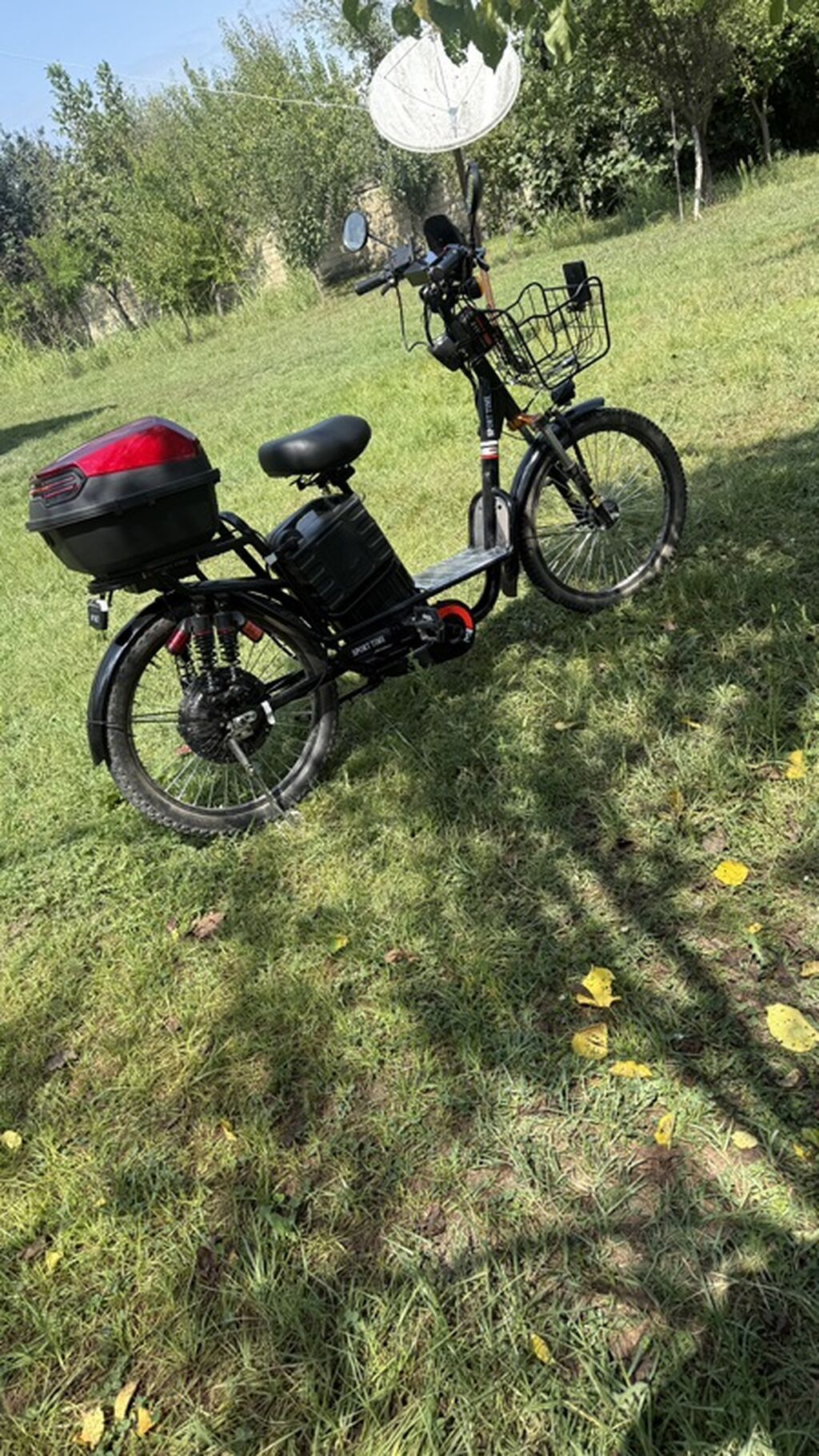 İşlənmiş Elektrik velosipedi 24", 350-500 Vt — Velosipedlər, Qax (2)
