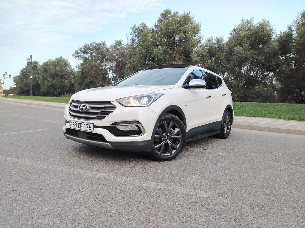 Hyundai Santa Fe, 2.0 L, 2016 il, 193 800 km — Avtomobillər, Bakı (3)
