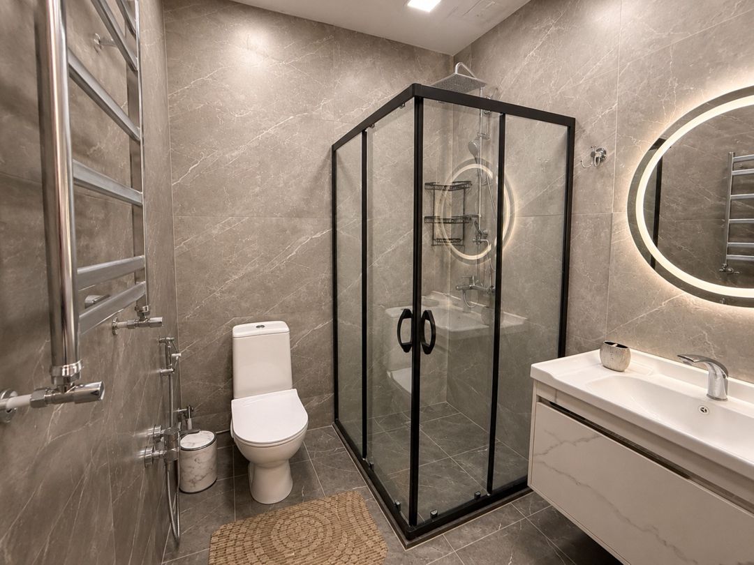 İcarəyə verilir 1 otaqlı yeni tikili 60 m² — Mənzil, Bakı (8)