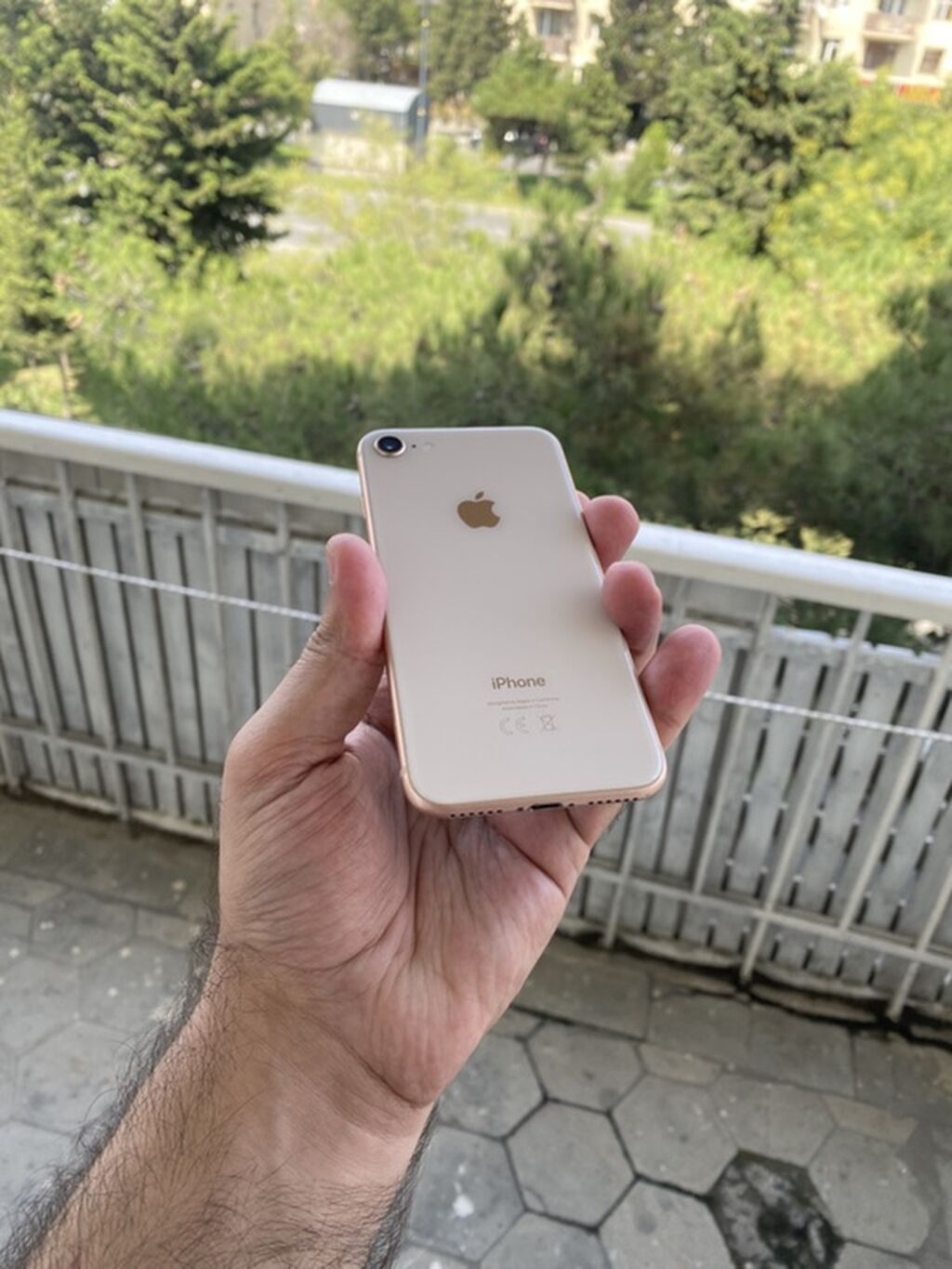 IPhone 8, 64 GB, Qızılı, Barmaq izi — Apple iPhone, Bakı (3)