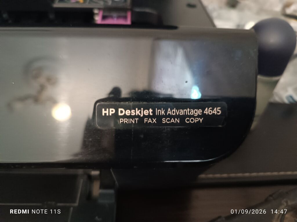 HP DeskJet Ink Advantage 4645 çoxfunksiyalı cihaz Ustaya gedmelidir — Elektronika, Bakı (5)