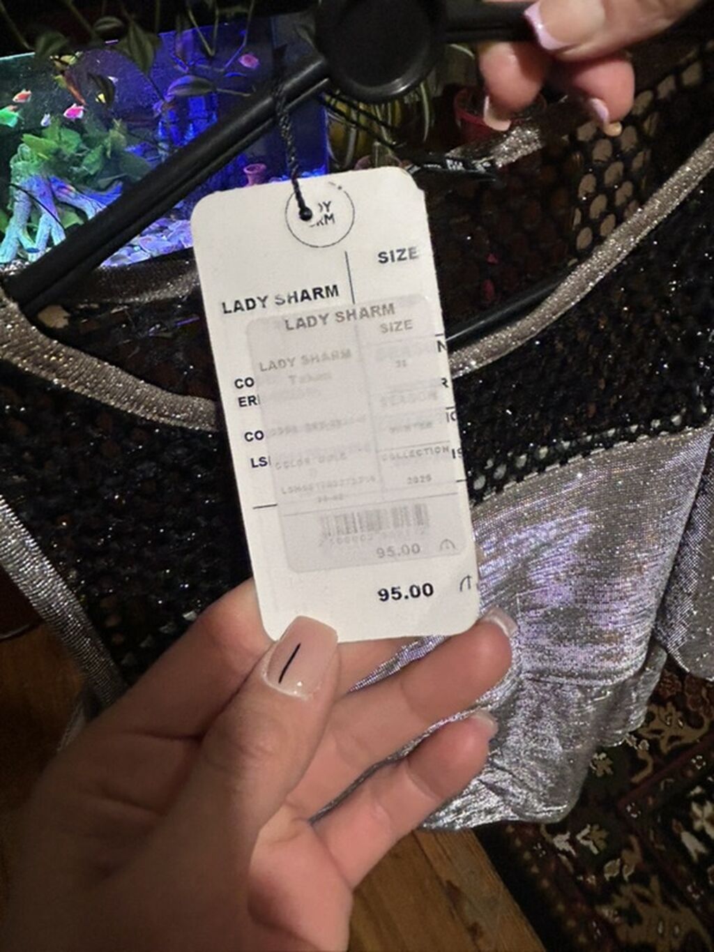 Gümüşü parıltılı iki hissədən ibarət dəst – Lady Sharm - Brend: Lady — Şəxsi əşyalar, Bakı (3)
