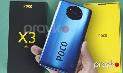 Poco X3 NFC, 128 GB, rəng - Mavi, Barmaq izi