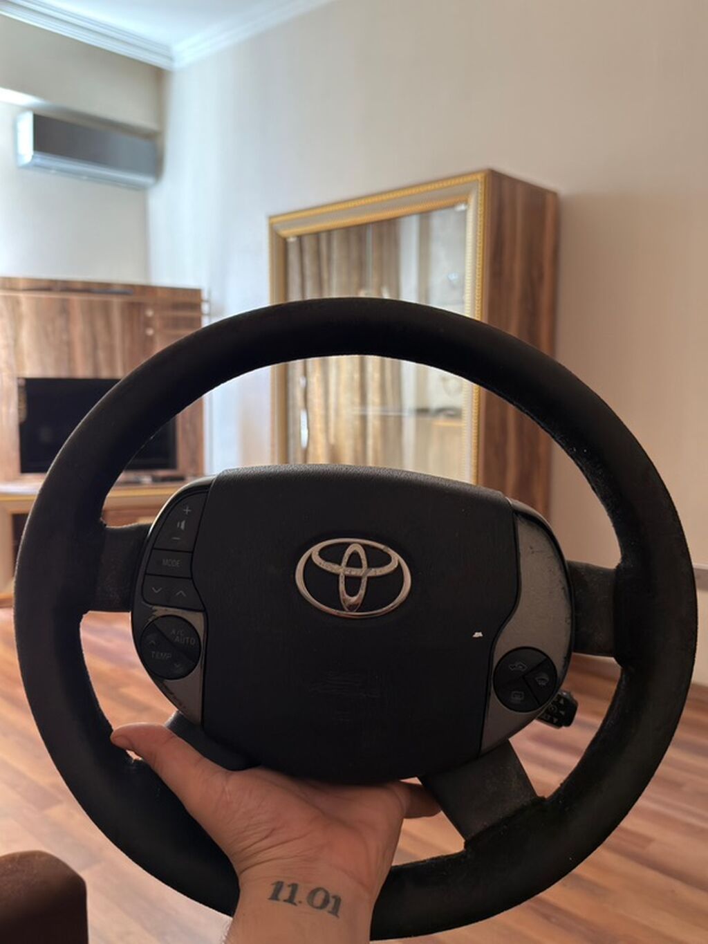 Toyota sükan dəsti - Orijinal Toyota sükan çarxı, hava yastığı qapağı — Ehtiyat hissələri, Xırdalan (2)