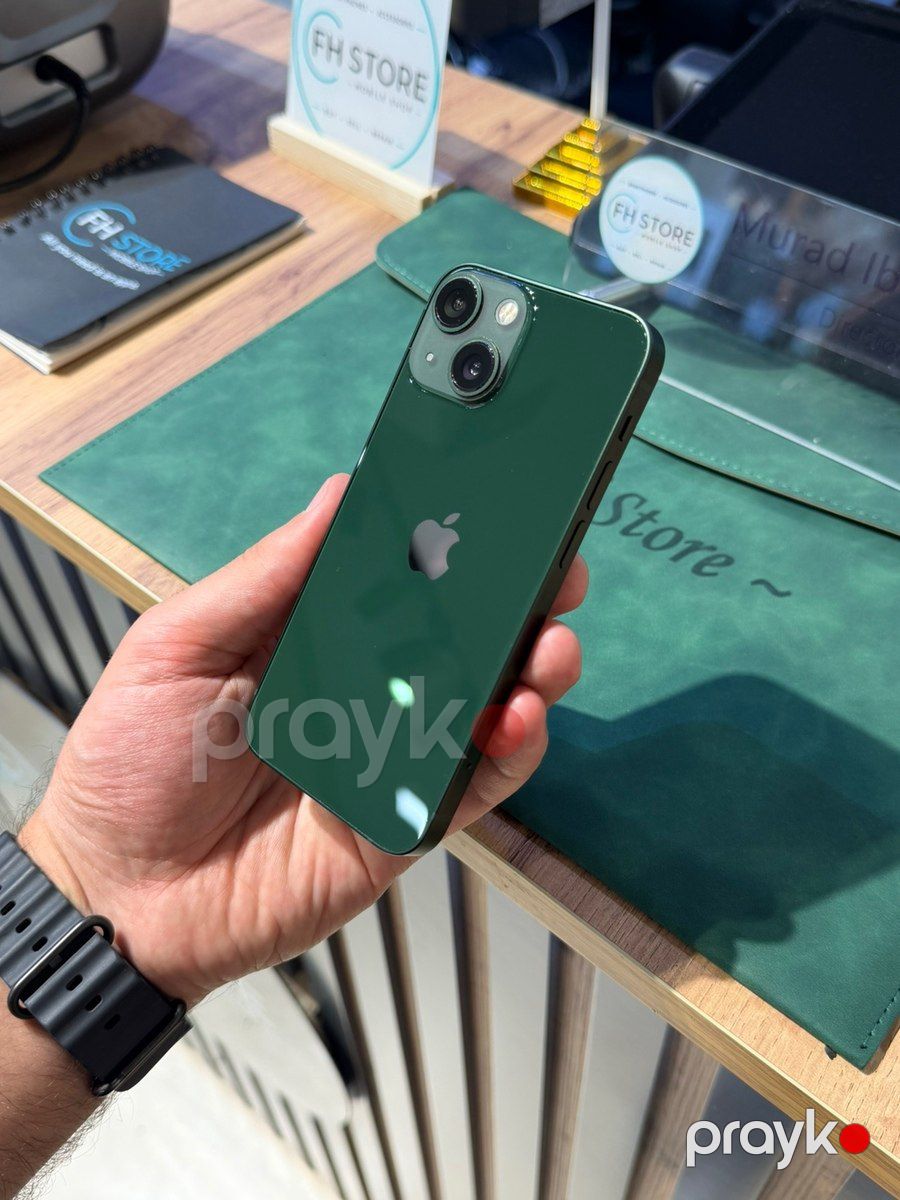 Apple iPhone 13 Mini Green 128GB/4GB — Smartfonlar, Bakı (4)