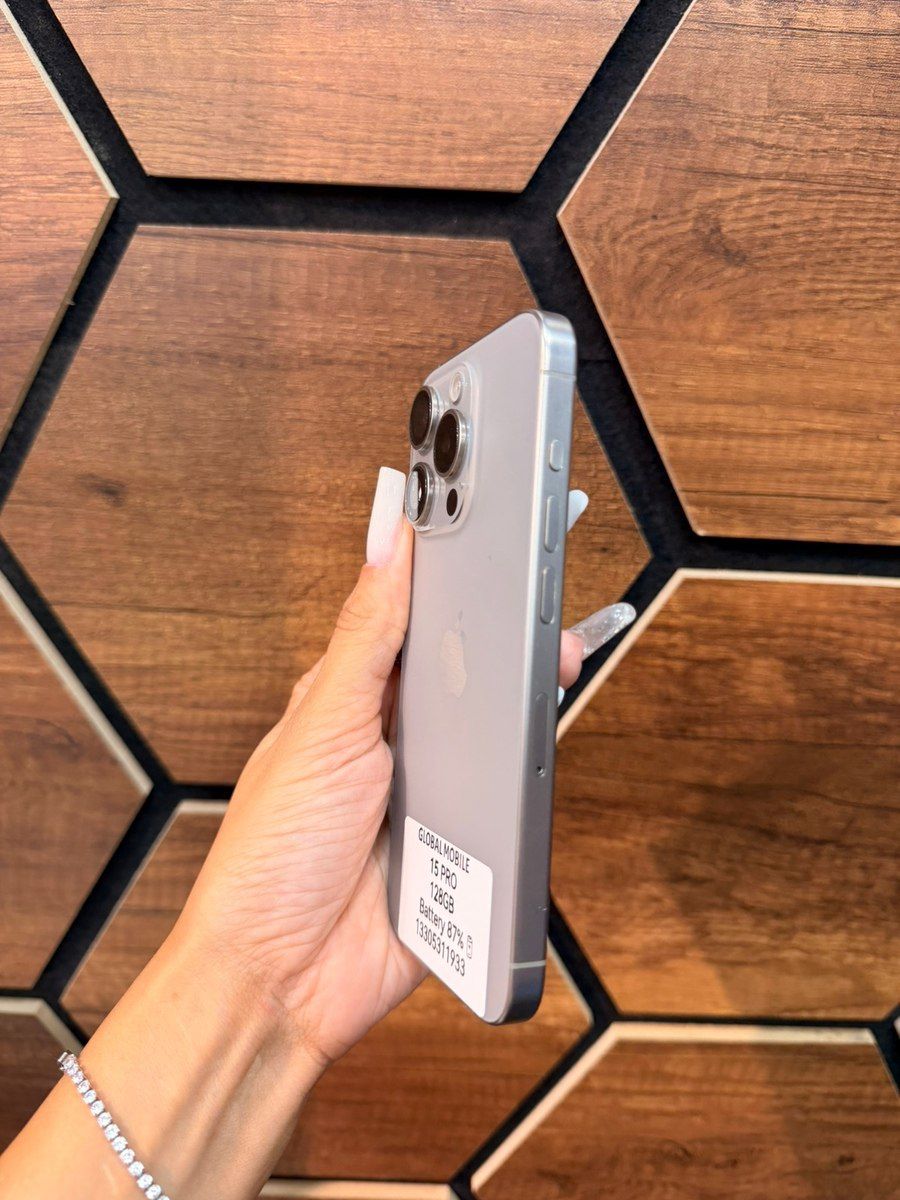 Apple iPhone 15 Pro Natural Titanium 128GB/8GB — Smartfonlar, Bakı (3)