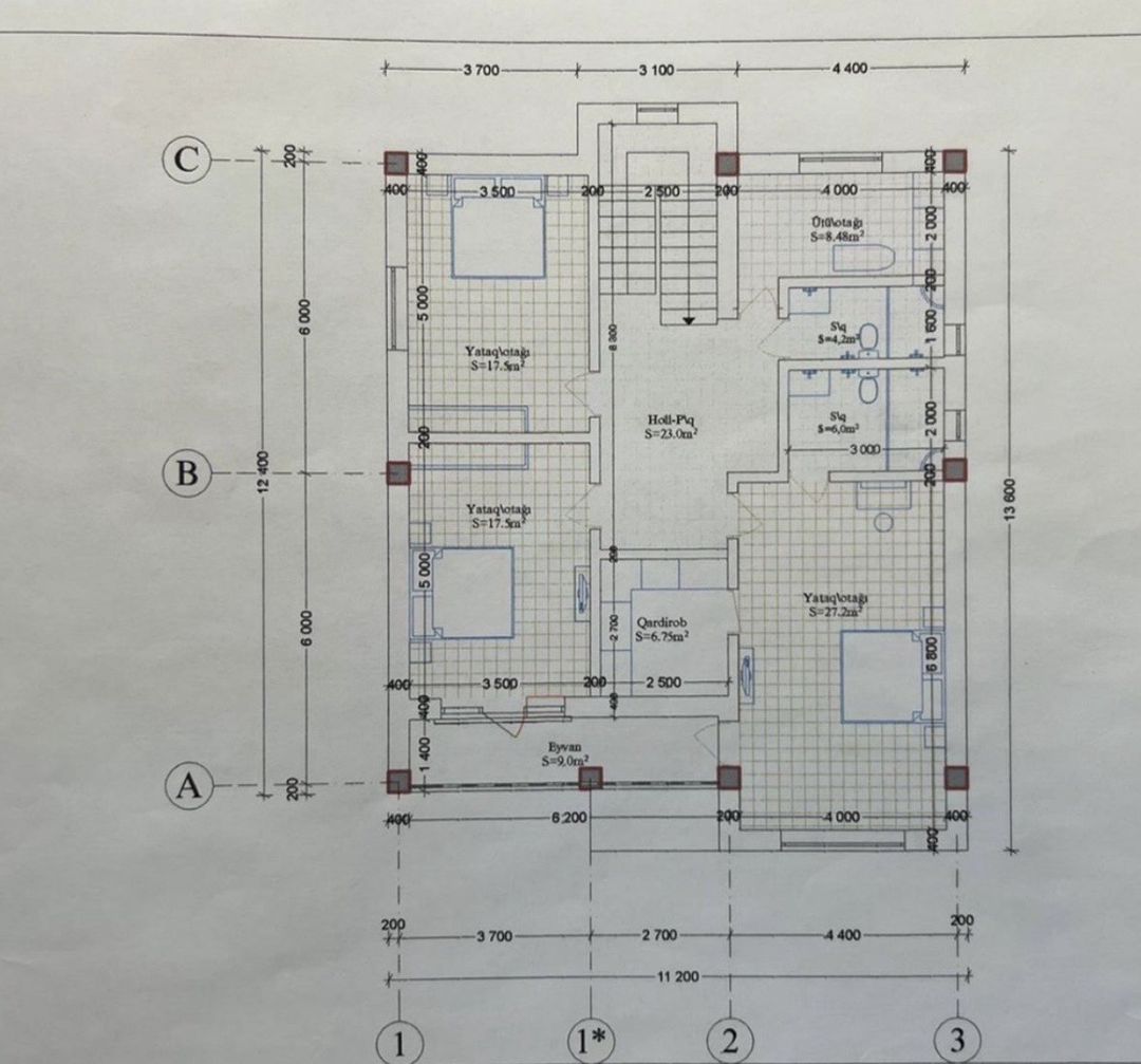 Satılır 9 otaqlı həyət evi/bağ evi 360 m² — Ev, villa, Xırdalan (9)