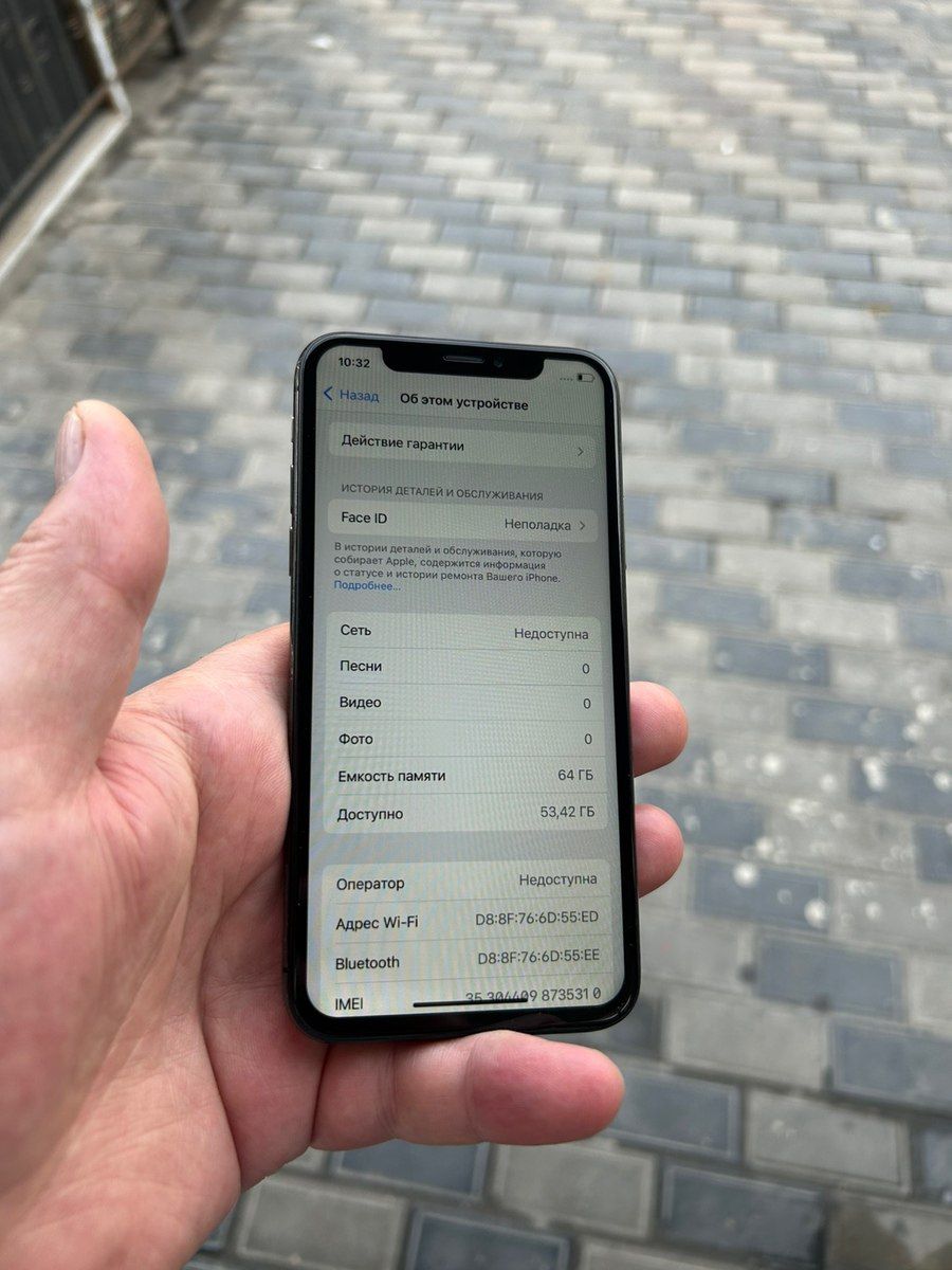 Apple iPhone X Space Gray 64GB/3GB — Smartfonlar, Bakı (5)