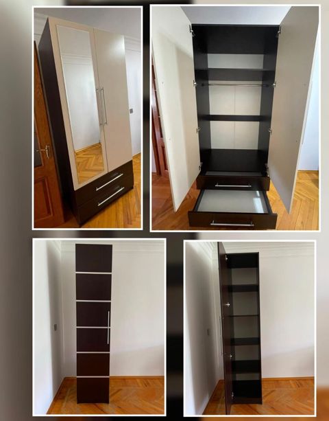 180 man(Elmlər). 2 ədəd dolab. Dəsti 180 man satılır. Ölçü böyük — Bakı