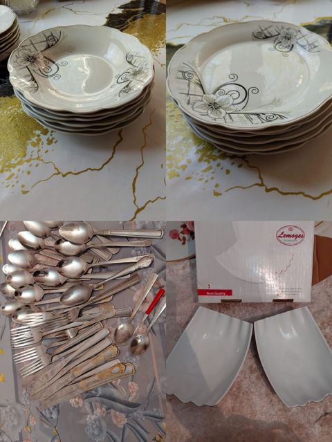 Nahar dəsti, rəng - Ağ, Keramika, 6 nəfərlik — Bakı