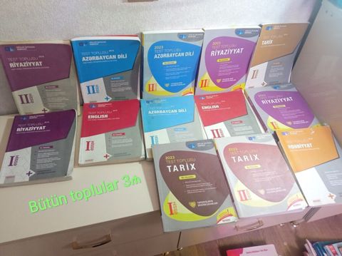 DİM test topluları dəsti Fənlər: - Riyaziyyat (II qrup, müxtəlif — Digah