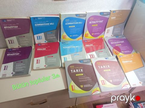 DİM test topluları dəsti Fənlər: - Riyaziyyat (II qrup, müxtəlif