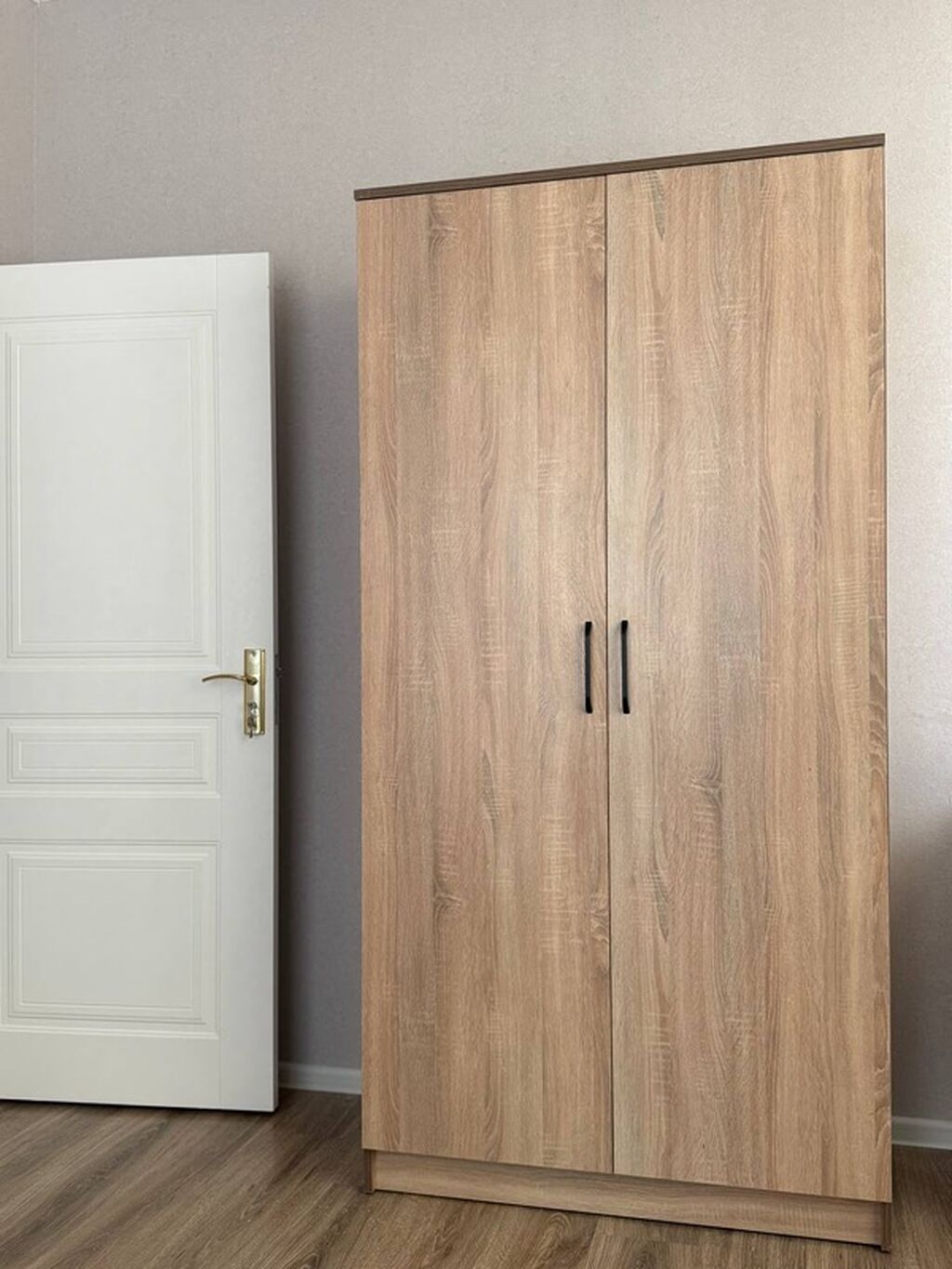 Yeni, 2 qapılı, Qəhvəyi, Açılan, Düz dolab — Mebel, Bakı (2)