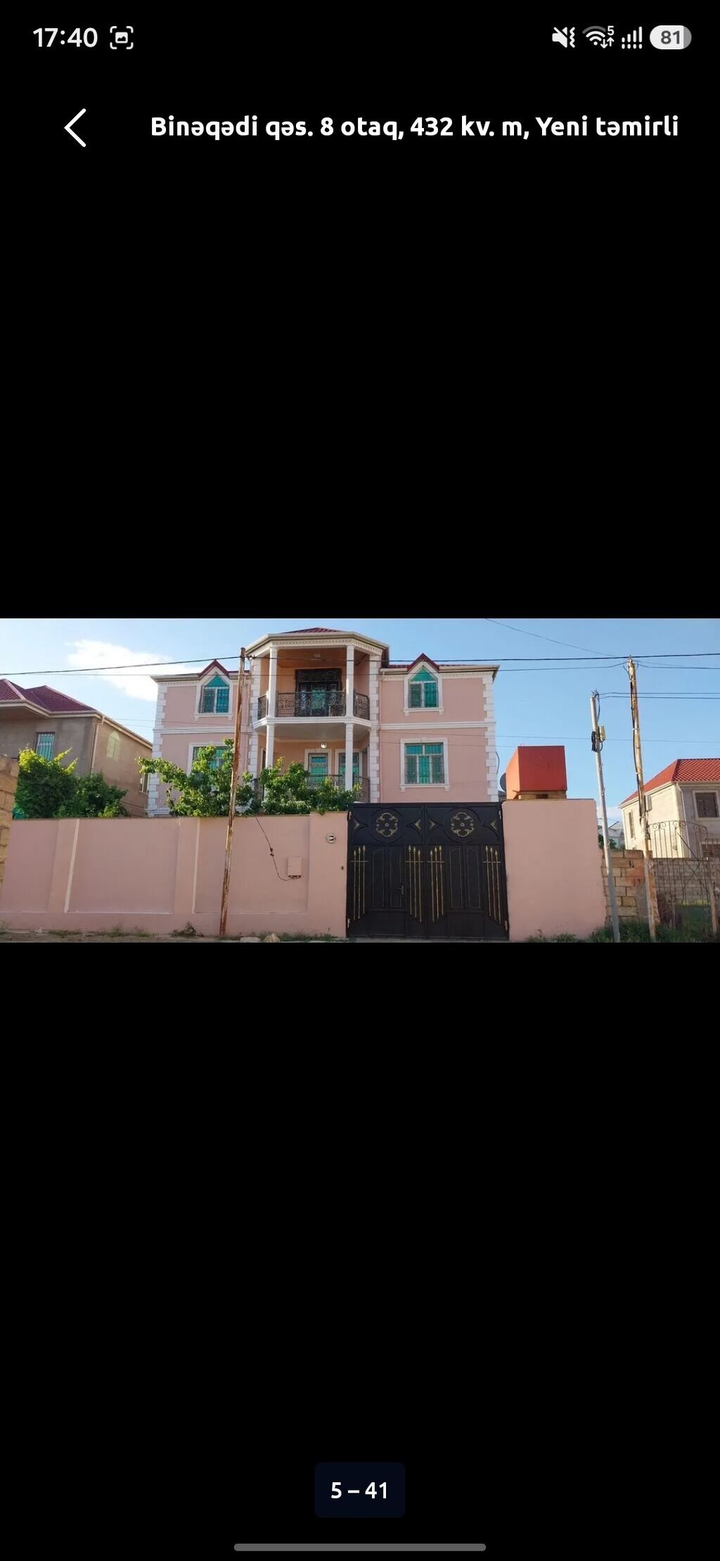 Binəqədi qəsəbəsində 3 mərtəbəli geniş həyət evi. Rayon: Binəqəsi qes — Daşınmaz əmlak, Mehdiabad (5)