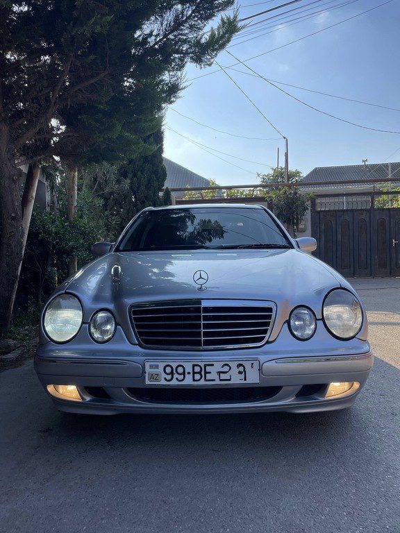 Mercedes E 200, 2.0 L, 2000 il, 383 000 km — Avtomobillər, Bakı (7)