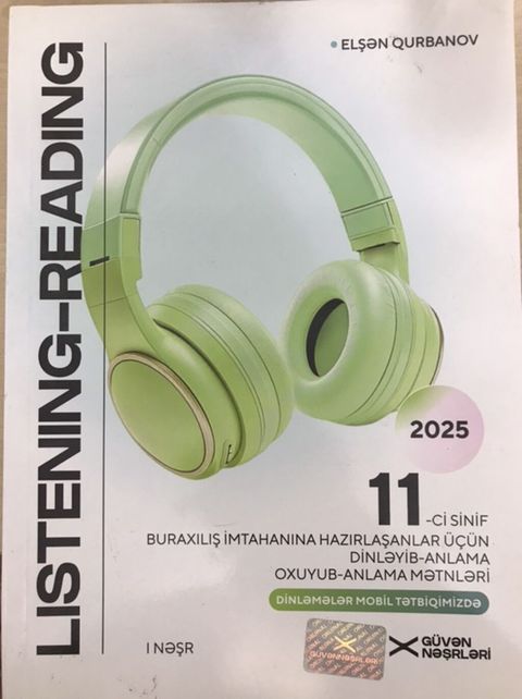 Məhsul: “Listening–Reading” hazırlıq kitabı Müəllif: Elşən Qurbanov — Masazır