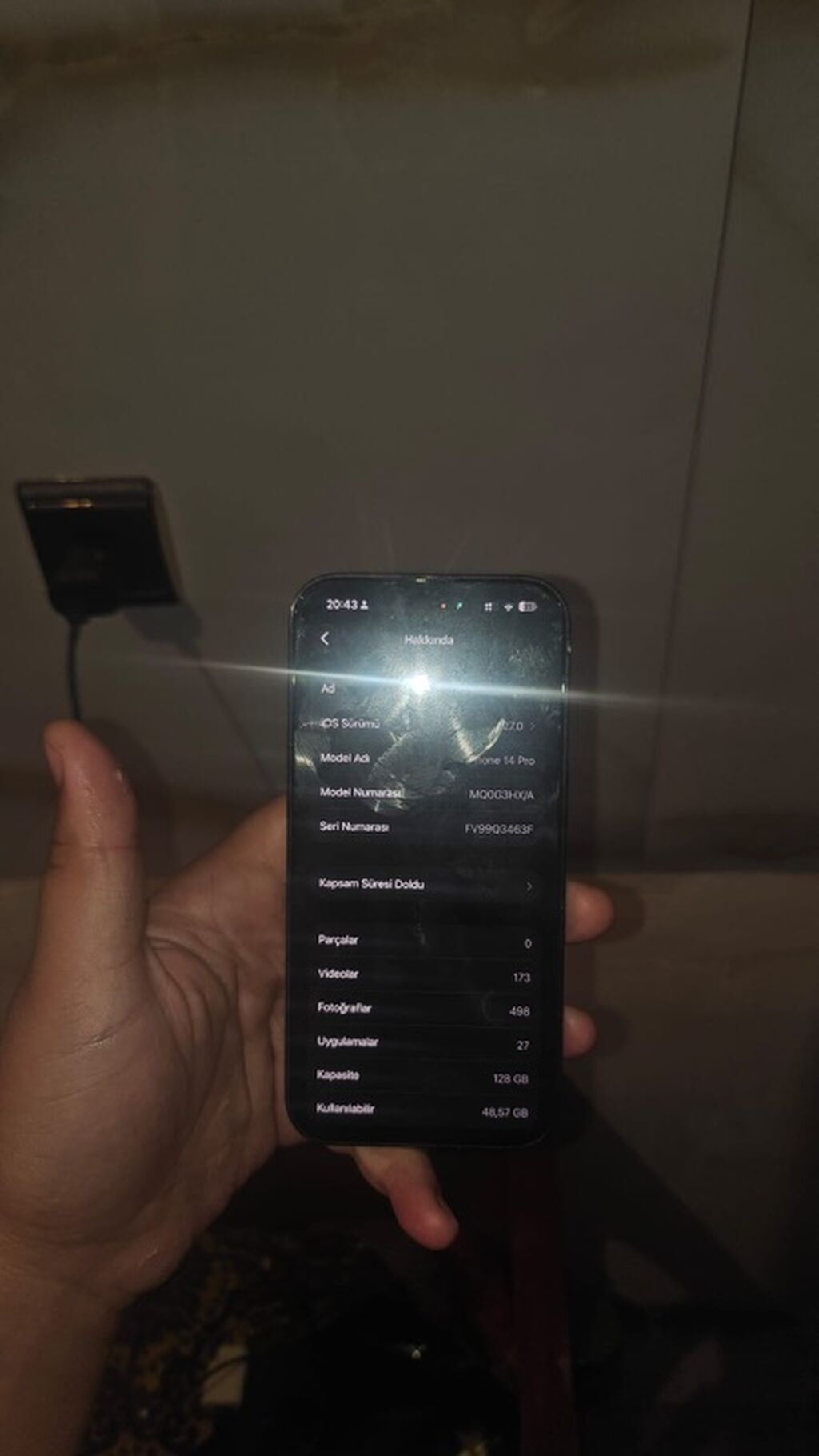 IPhone 14 Pro, Qara, Face ID — Apple iPhone, Şirvan (5)