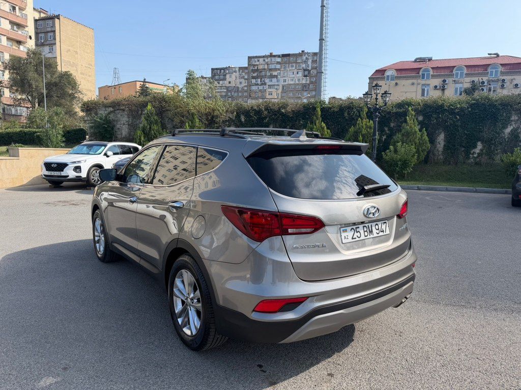 Hyundai Santa Fe, 2.0 L, 2017 il, 179 196 km — Avtomobillər, Bakı (2)