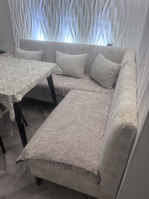 Künc divan, Yeni, Açılmayan, Bazalı, Vеlur parça, Ödənişli çatdırılma — Bakı
