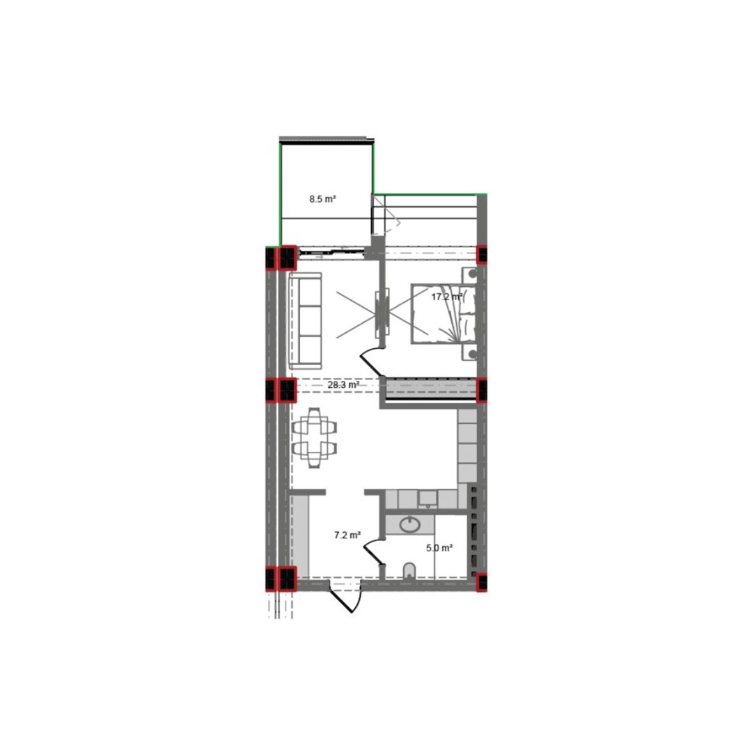 Satılır 2 otaqlı yeni tikili 78.1 m² — Mənzil, Bakı (7)