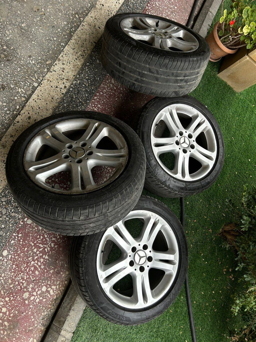 Mercedes panorama təkərləri 245/45 R17 — Ehtiyat hissələri və aksesuarlar, Sumqayıt (3)