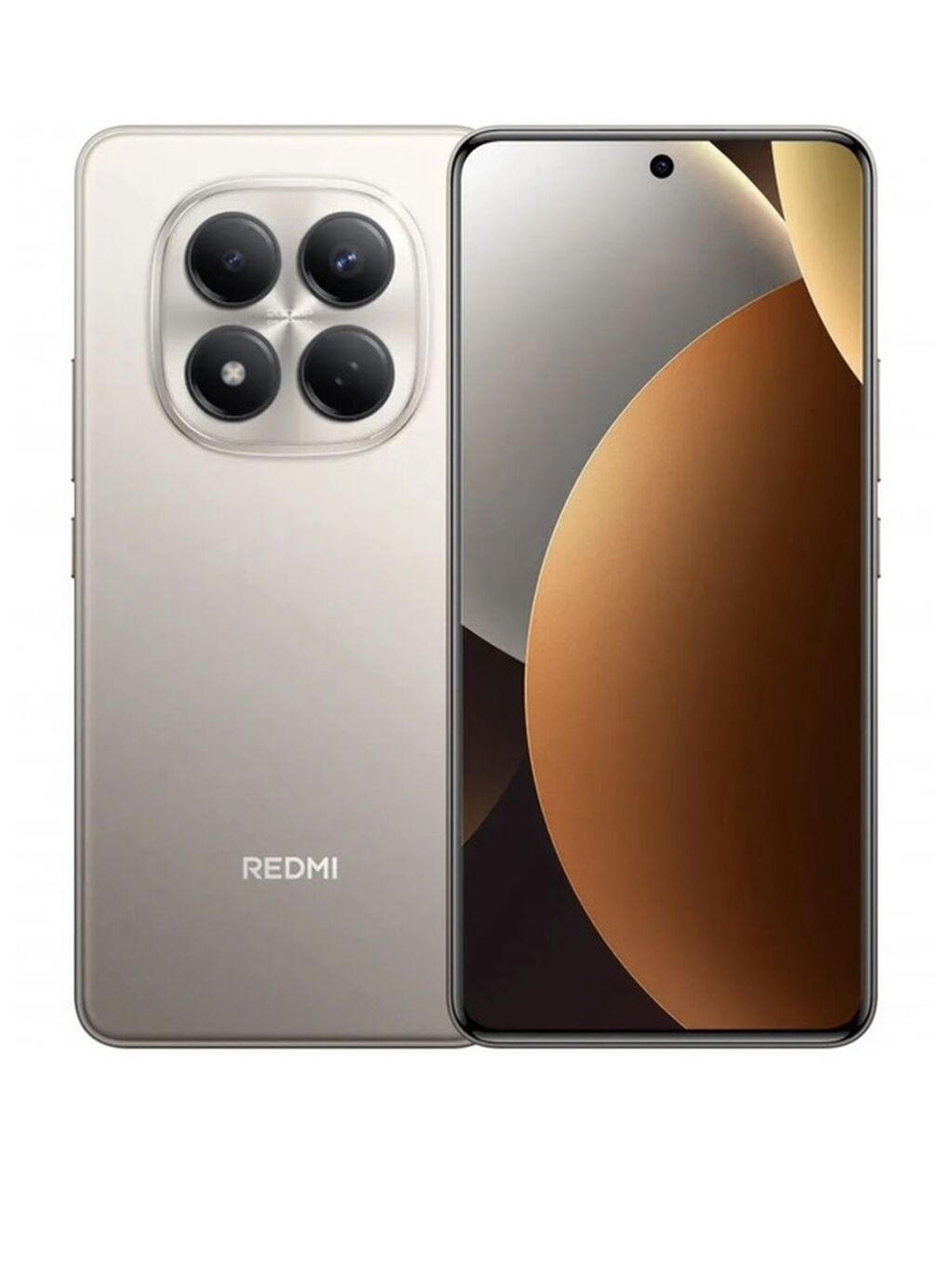 Redmi note 15 pro – gümüşü rəngdə, kvadrat modulda dörd kameralı arxa — Elektronika, Sabirabad (2)