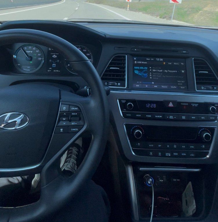 Hyundai Sonata, 2.0 L, 9.8 kWh, 2017 il, 69 500 km — Avtomobillər, Bakı (8)