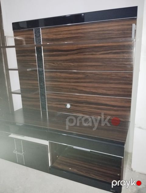 Mebel TV stendi və divar paneli - Material: parlaq səthə malik