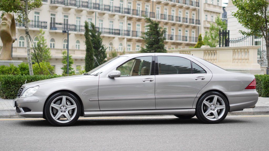 Mercedes S 55 AMG, 5.4 L, 2004 il, 150 000 km — Avtomobillər, Bakı (4)
