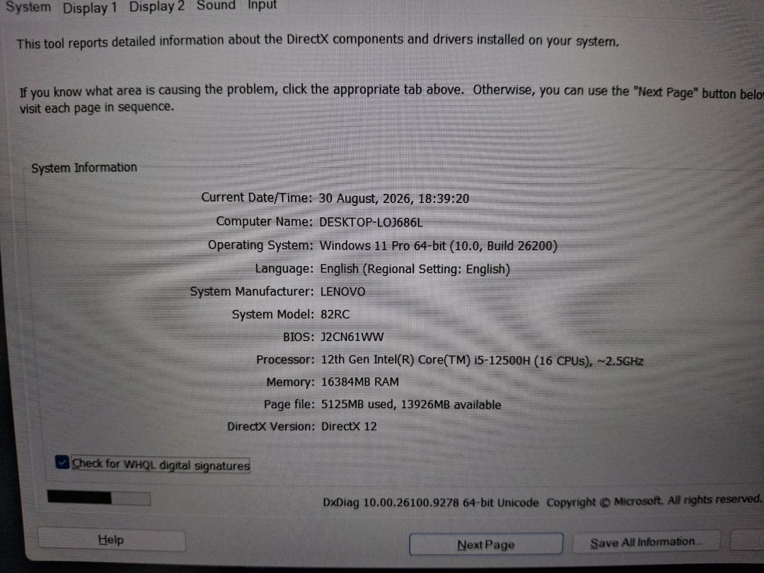 Lenovo Legion 5 i5 12500H Rtx3050Ti 4gb — Elektronika, Bakı (12)