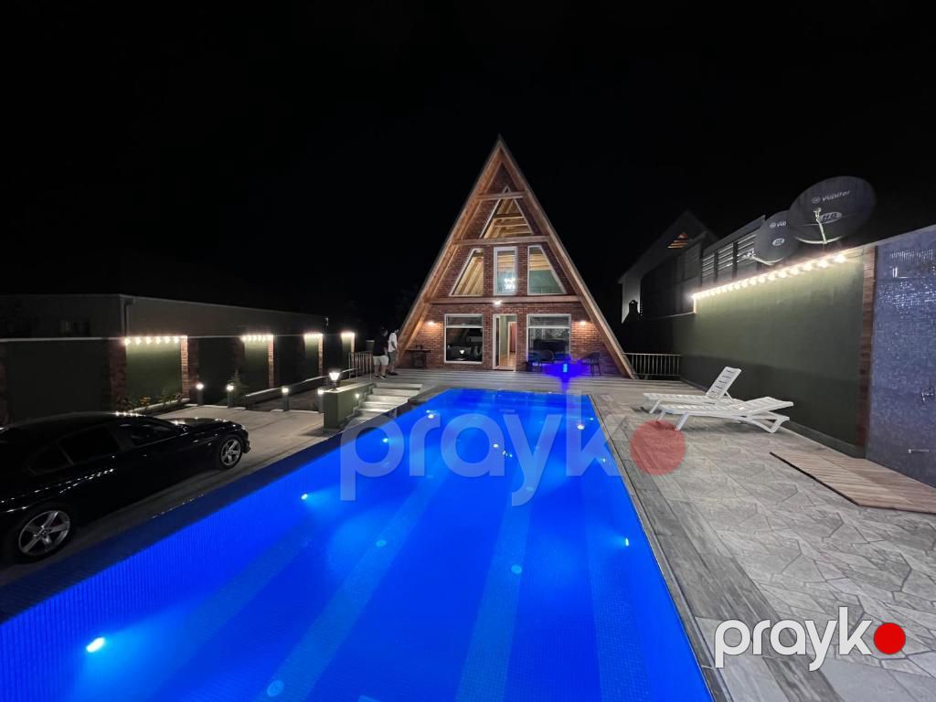 İcarəyə verilir 5 otaqlı həyət evi/bağ evi 200 m² — Ev, villa, Qəbələ (7)