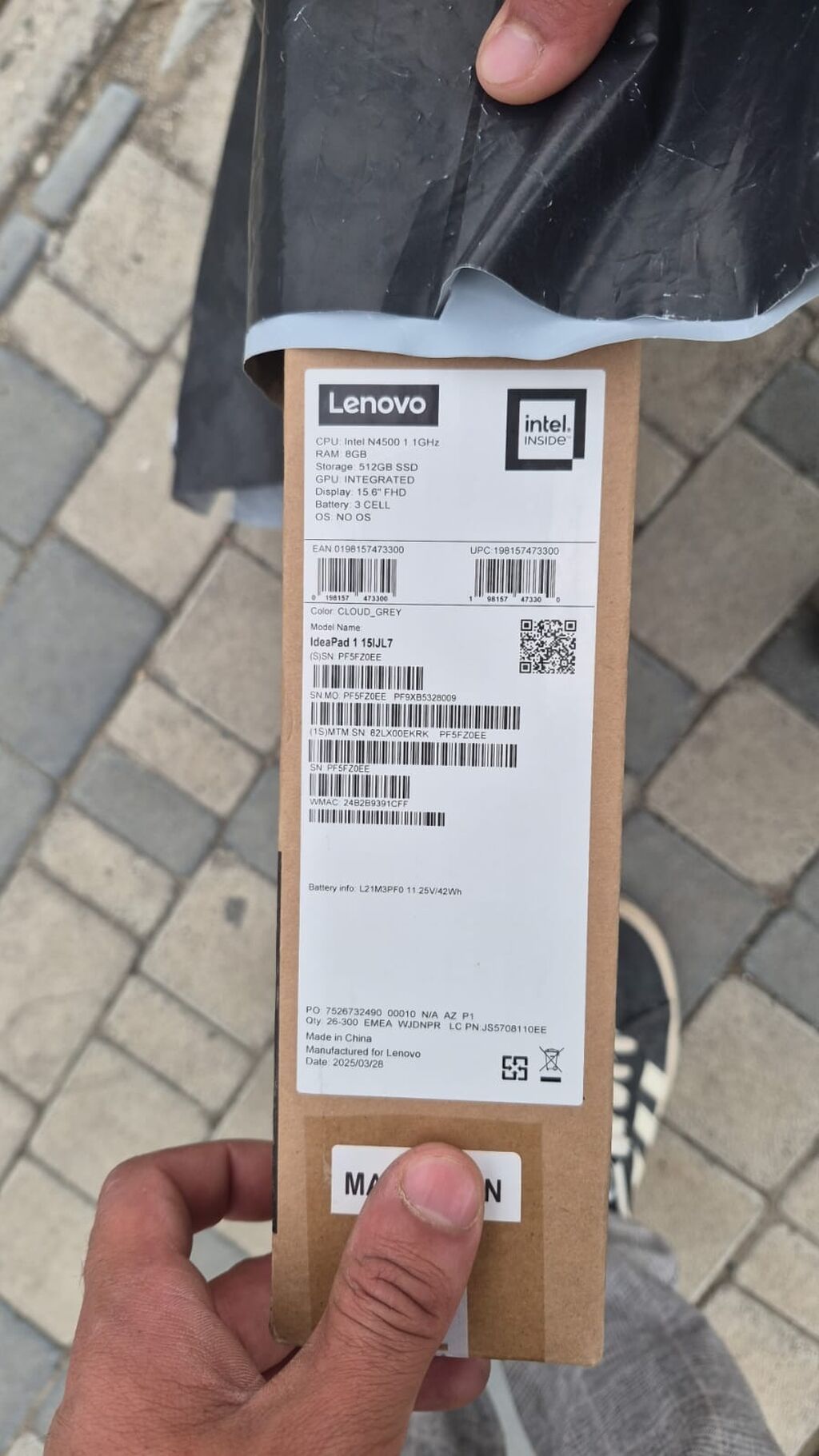 Lenovo IdeaPad 1 15IJL7 noutbuk - Prosessor: Intel N4500, 1.1 GHz — Lenovo, Bakı (2)