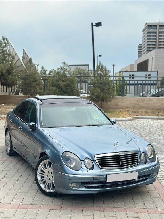 Mercedes E 240, 2.6 L, 2002 il, 298 653 km — Avtomobillər, Bakı (2)