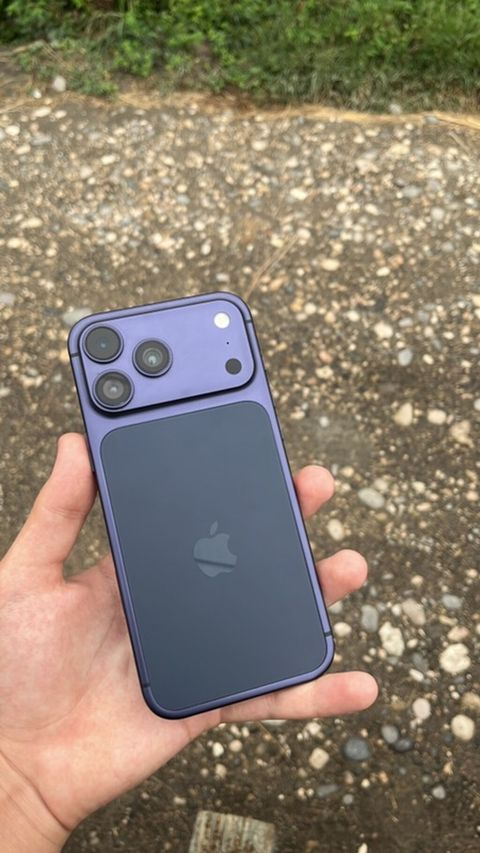 IPhone 17 Pro Max, 1 TB, Deep Purple, Barmaq izi — Xaçmaz