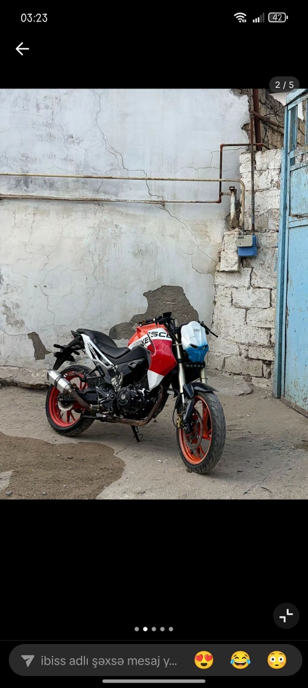 Tufan - 2025, 250 sm3, 32000 km — Motosikletlər, Bakı (2)