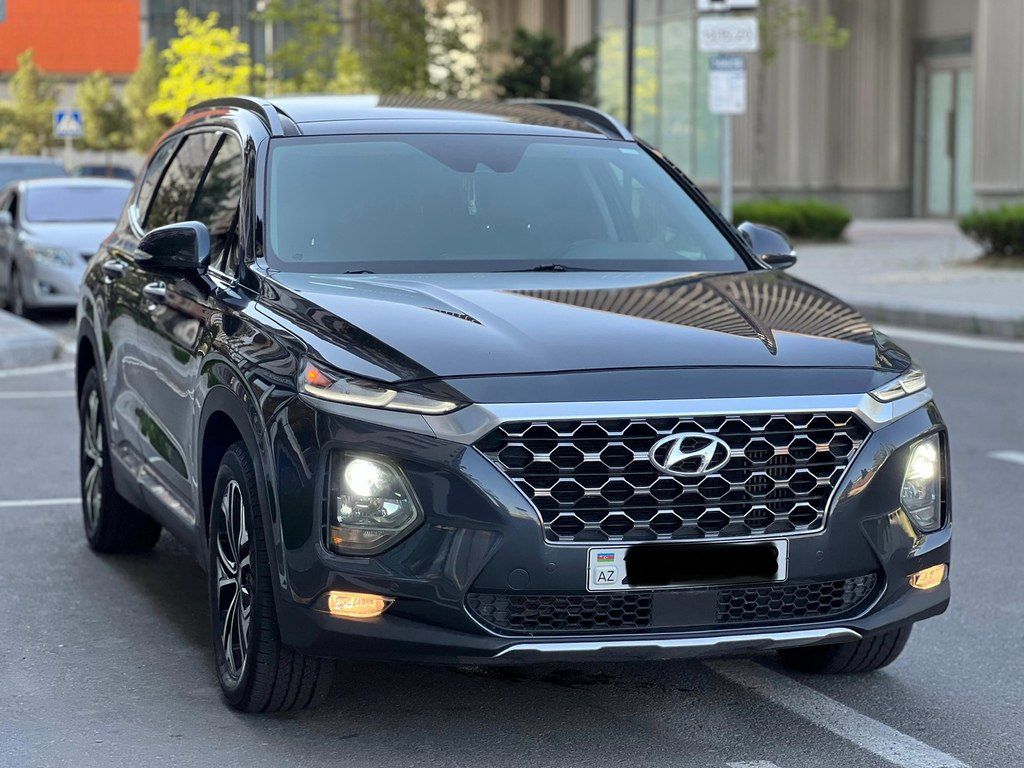 Hyundai Santa Fe, 2.0 L, 2019 il, 178 563 km — Avtomobillər, Bakı (3)