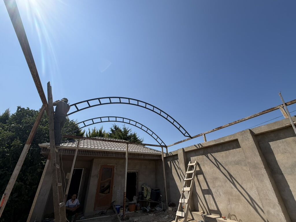 Metal karkaslı taxta/polikarbonat üçün yarıtağ tipli üstörtü (navest) — Dam örtükləri, Digah (4)
