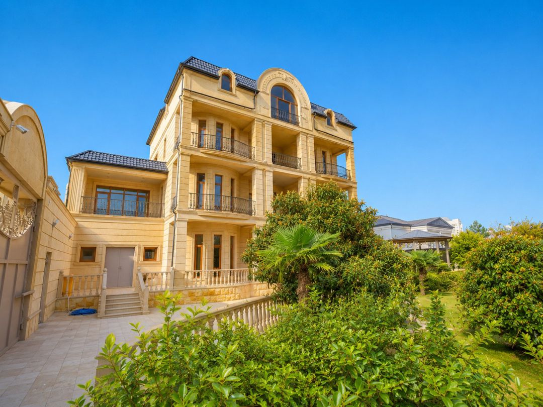 Satılır 8 otaqlı həyət evi/bağ evi 1150 m² — Ev, villa, Bakı (5)