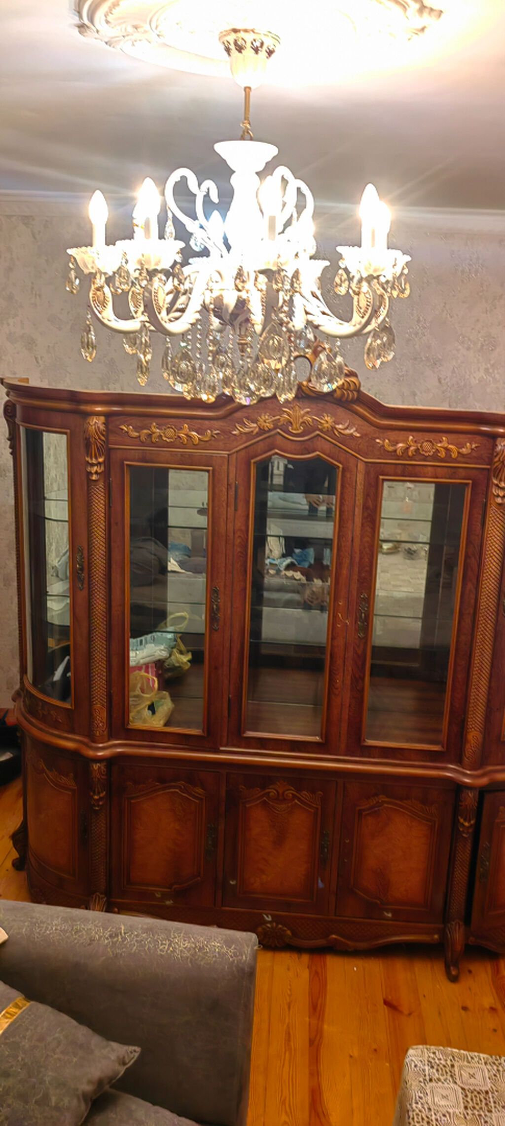 Qonağ otaği servant mebel. Yaxşı vəziyyətdədir. Evdə lazım olmadığı — Mebel, Bakı (5)