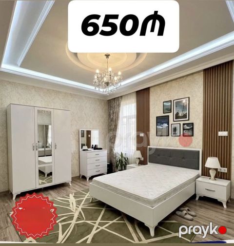 Yataq otağı mebel dəsti – 650₼ Komplekt: - İkinefərlik çarpayı