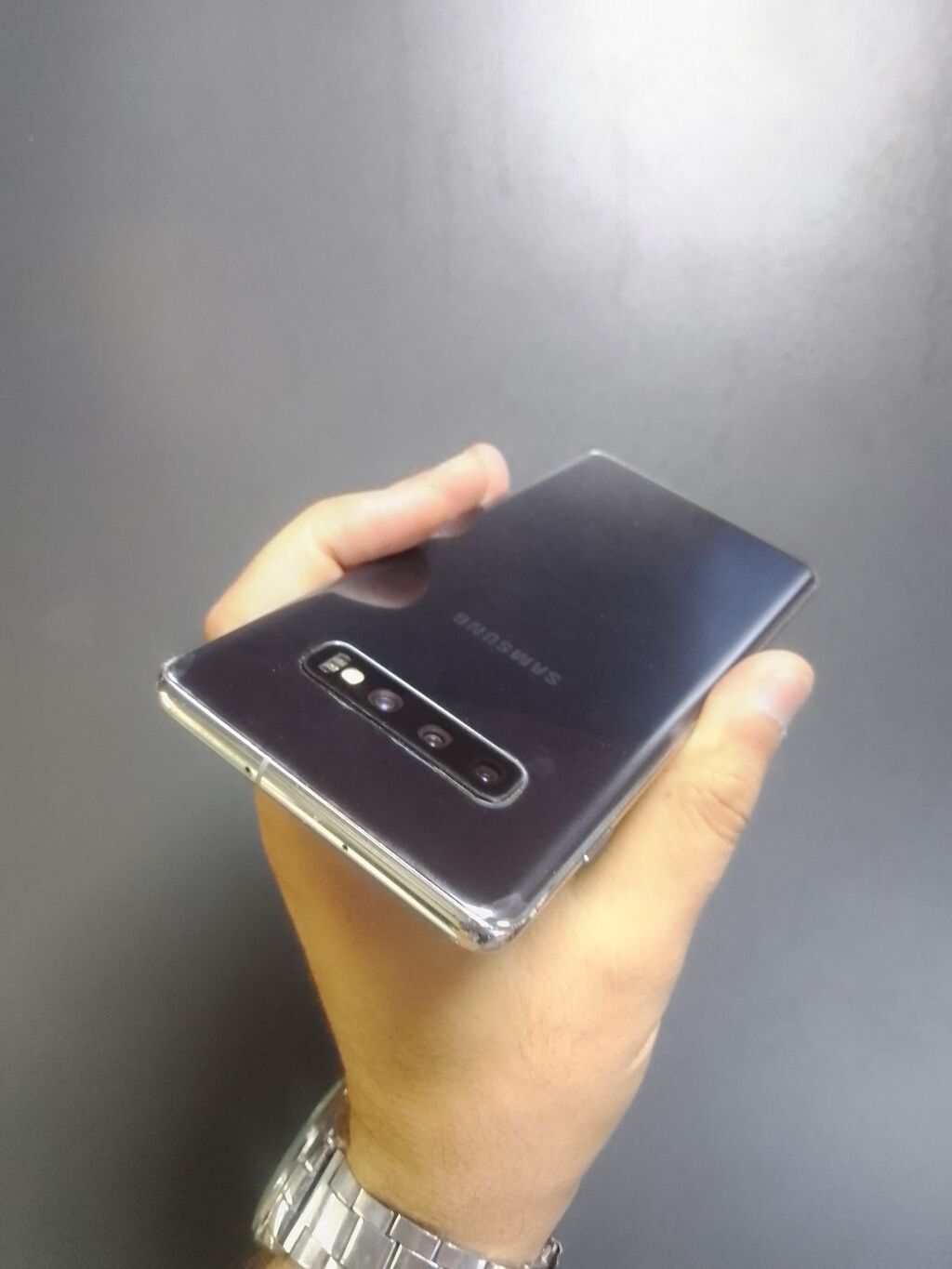 Samsung Galaxy S10 Plus, 128 GB, rəng - Qara, Simsiz şarj — Samsung, Masazır (4)