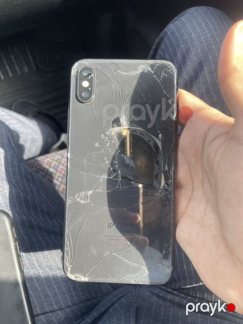 IPhone X, Space Gray, Qırıq