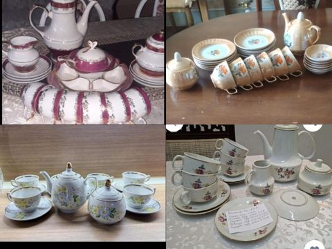 Çay dəsti, rəng - Ağ, Farfor, Madonna, 6 nəfərlik — Bakı
