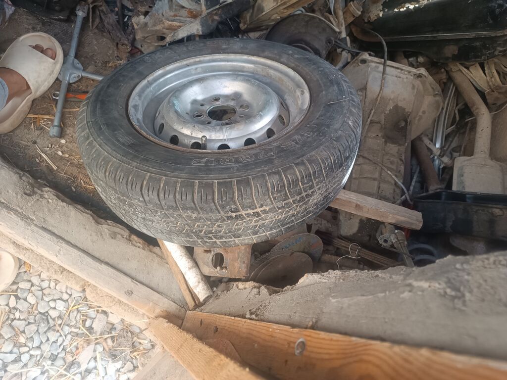 Avtomobil təkəri və disk - Ölçü: 13” polad disk (R13) - Bolt sayı: 4 — Avto, Sumqayıt