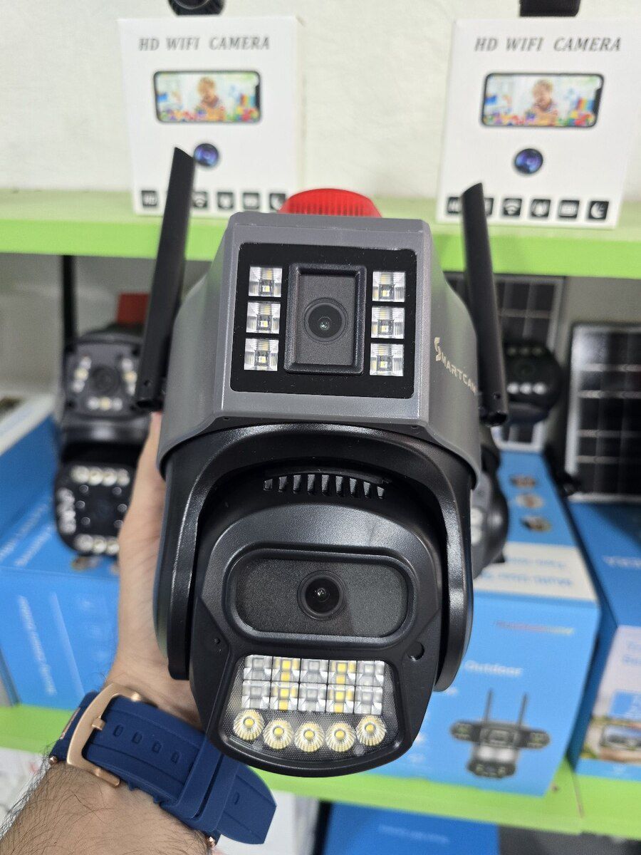 2 kameralı günəş paneli sim kartlı 8mp/4k — Təhlükəsizlik sistemləri, Bakı (2)