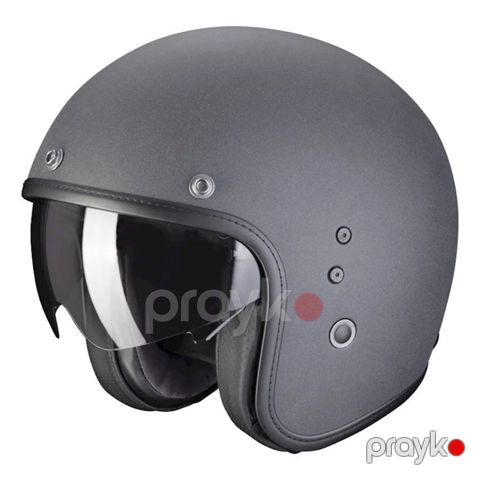 Motosiklet dəbilqəsi Scorpıon Belfast EVO Graphıte Dark grey