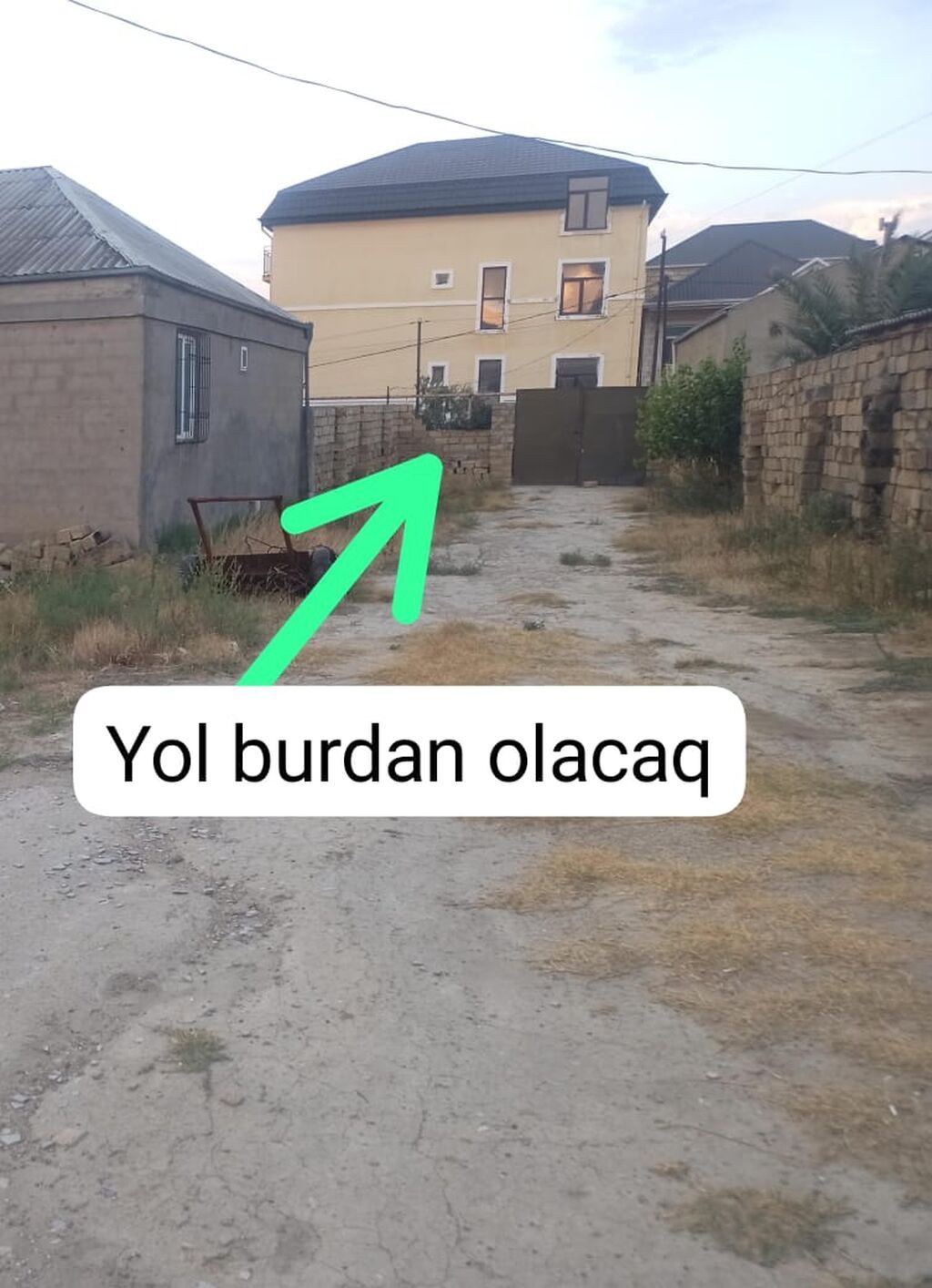 Masazirda 5 sot torpaq satılır butov 1 darvaza yeri var şəxsi tikili — Torpaq, Masazır (2)