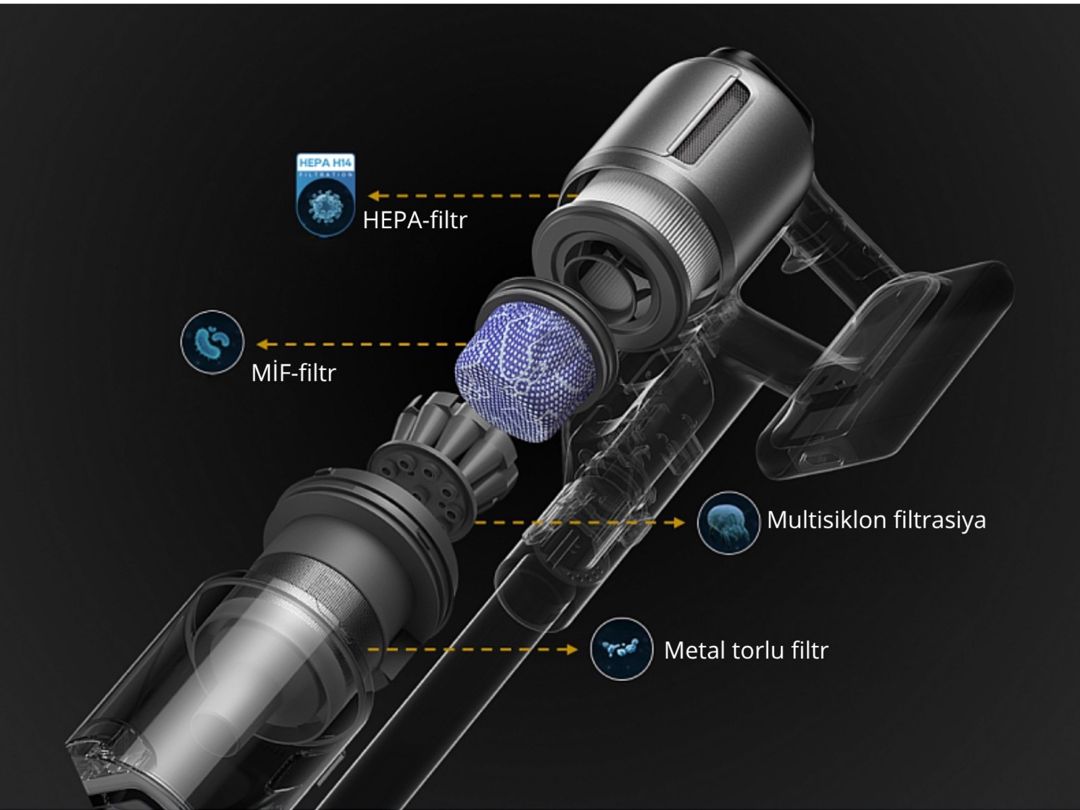 Vertikal-tozsoran Dreame Z30 AquaCycle — Ev texnikası, Bakı (6)